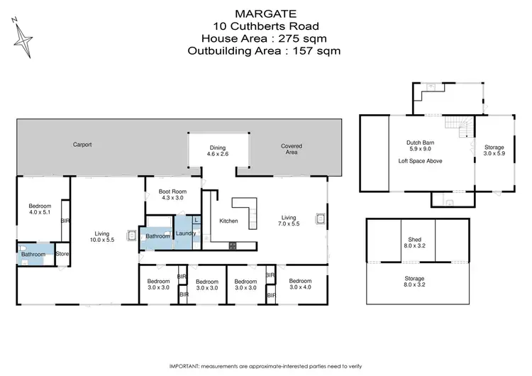 Floorplan of Homely house listing, 10 Cuthberts Road, Margate TAS 7054