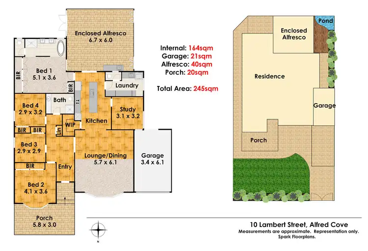 Floorplan of Homely house listing, 10 Lambert Street, Alfred Cove WA 6154