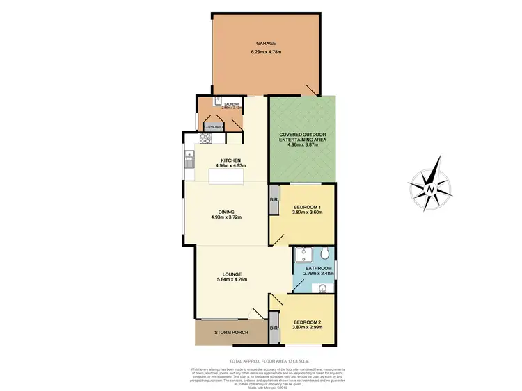 Floorplan of Homely villa listing, 1/118 Avondale Rd, Avondale NSW 2530
