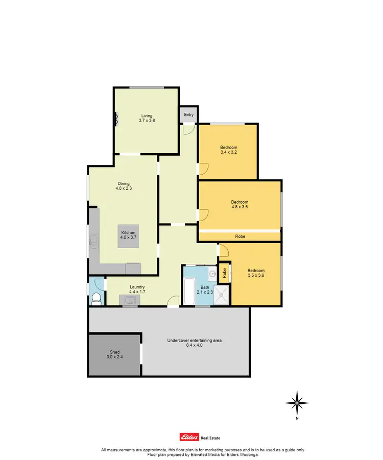 Floorplan of Homely house listing, 70 Lawrence Street, Wodonga VIC 3690