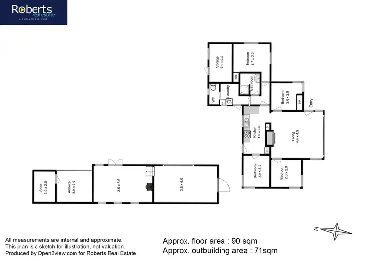 Floorplan of Homely house listing, 7 Fifth Avenue, Dodges Ferry TAS 7173