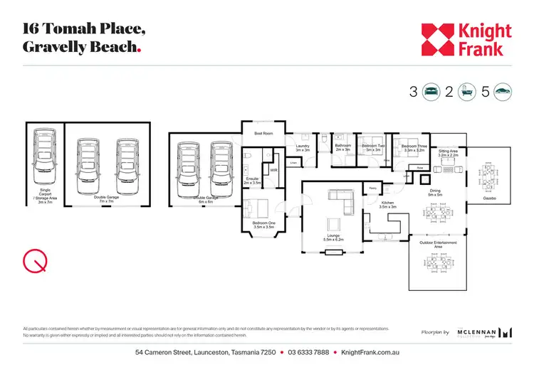 Floorplan of Homely land listing, Lot 2/16 Tomah Place, Gravelly Beach TAS 7276