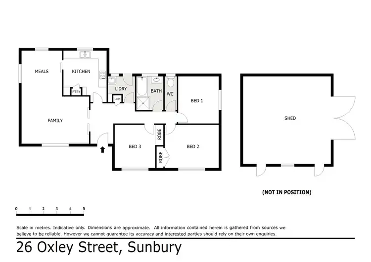 Floorplan of Homely house listing, 26 Oxley Street, Sunbury VIC 3429