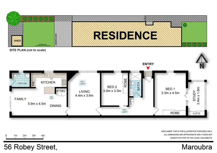Floorplan of Homely house listing, 56 Robey Street, Maroubra NSW 2035