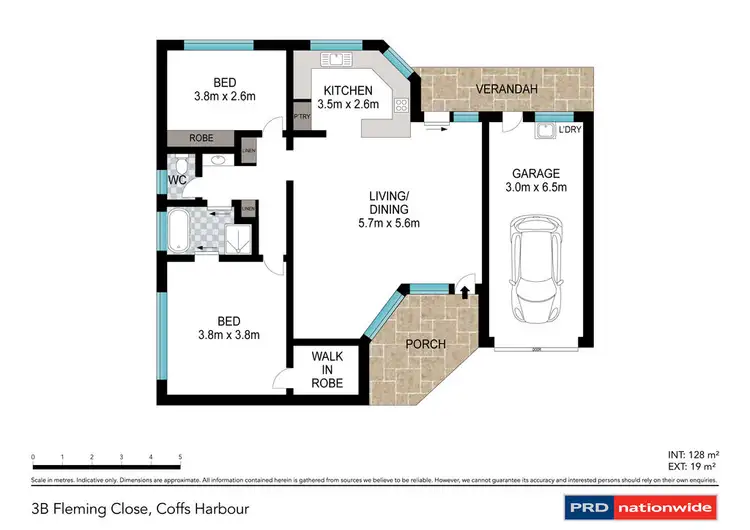 Floorplan of Homely villa listing, 2/3 Fleming Close, Coffs Harbour NSW 2450