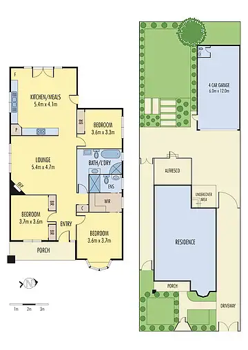 Floorplan of Homely house listing, 43 Kinsale Street, Reservoir VIC 3073