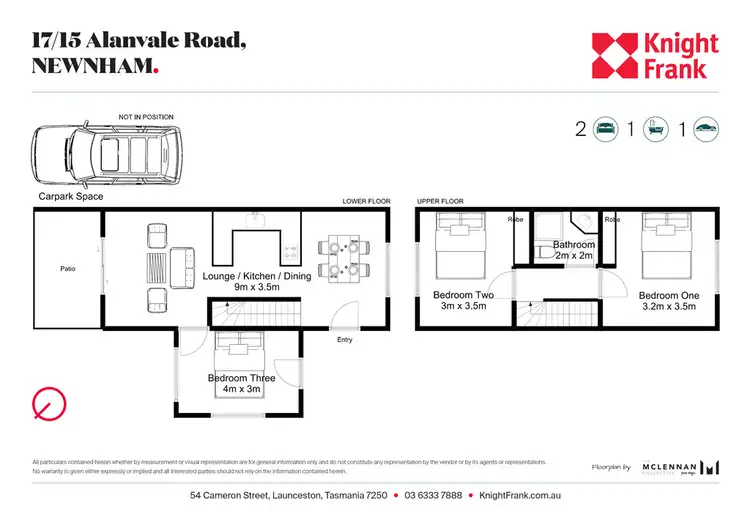 Floorplan of Homely house listing, 17/15 Alanvale Road, Newnham TAS 7248
