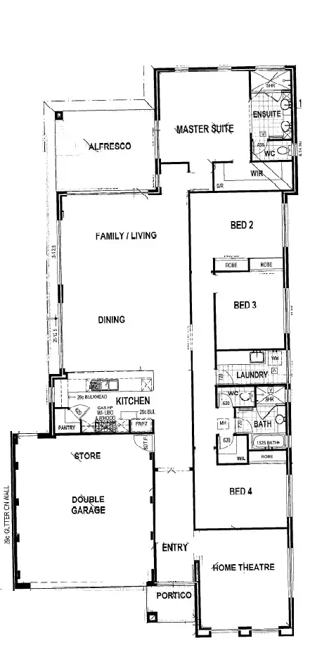 Floorplan of Homely house listing, 13 Churchill Green, Canning Vale WA 6155