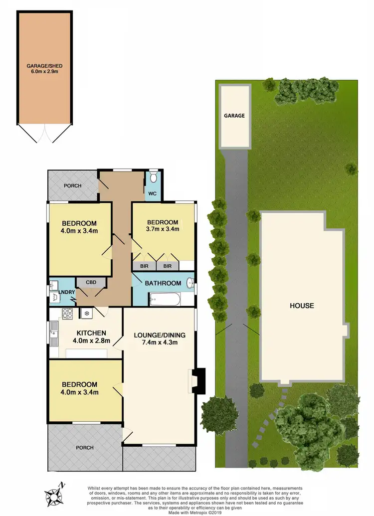 Floorplan of Homely house listing, 11 First Avenue, Aspendale VIC 3195