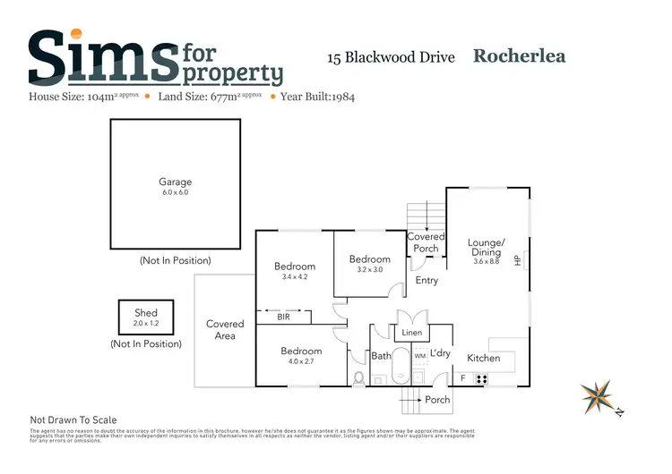 Floorplan of Homely house listing, 15 Blackwood Drive, Rocherlea TAS 7248