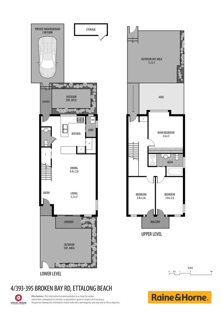 Floorplan of Homely townhouse listing, 4/138 Broken Bay Road, Ettalong Beach NSW 2257