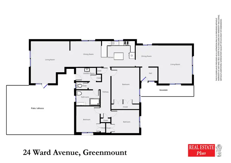Floorplan of Homely house listing, 24 Ward Avenue, Greenmount WA 6056