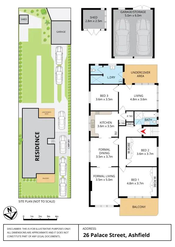 Floorplan of Homely house listing, 26 Palace Street, Ashfield NSW 2131