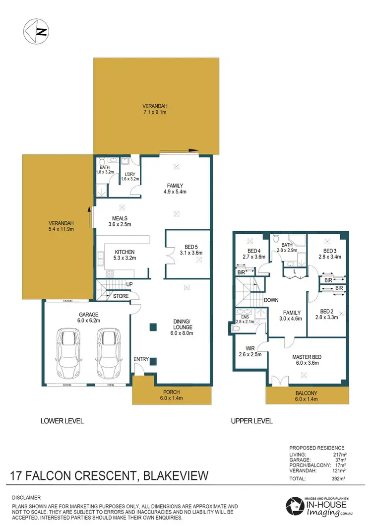 Floorplan of Homely house listing, 17 Falcon Crescent, Blakeview SA 5114