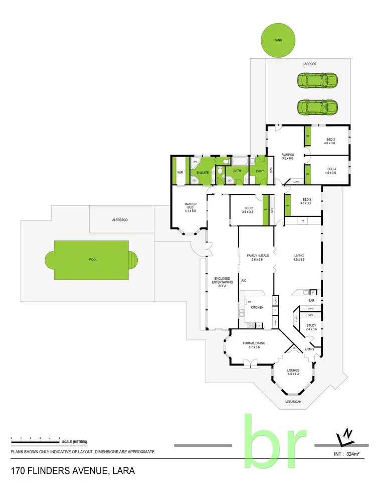 Floorplan of Homely house listing, 170 Flinders Ave, Lara VIC 3212