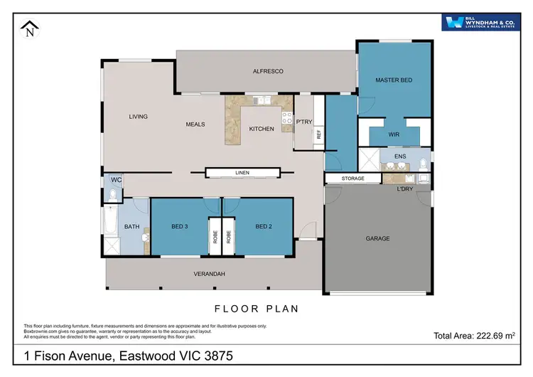 Floorplan of Homely house listing, 1 Fison Avenue, Eastwood VIC 3875
