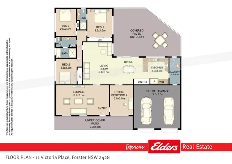 Floorplan of Homely house listing, 11 Victoria Place, Forster NSW 2428