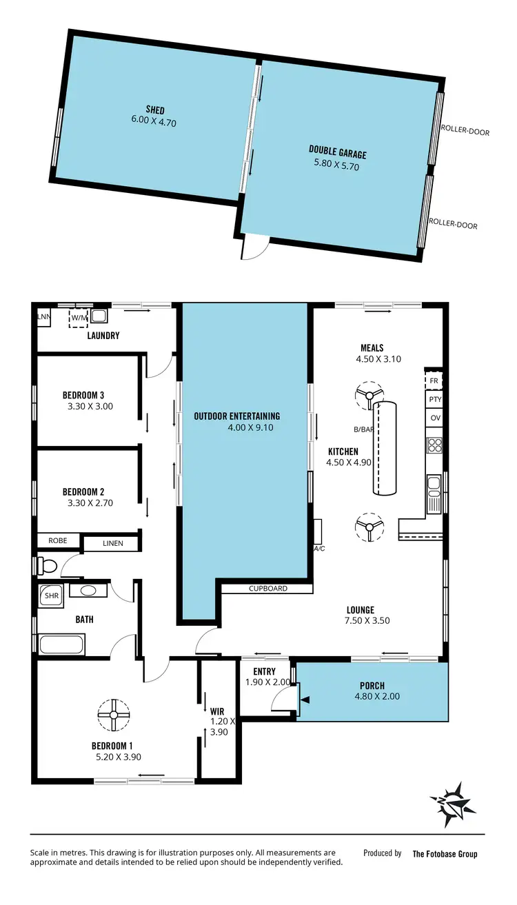 Floorplan of Homely house listing, 1 Olivier Terrace, Hallett Cove SA 5158