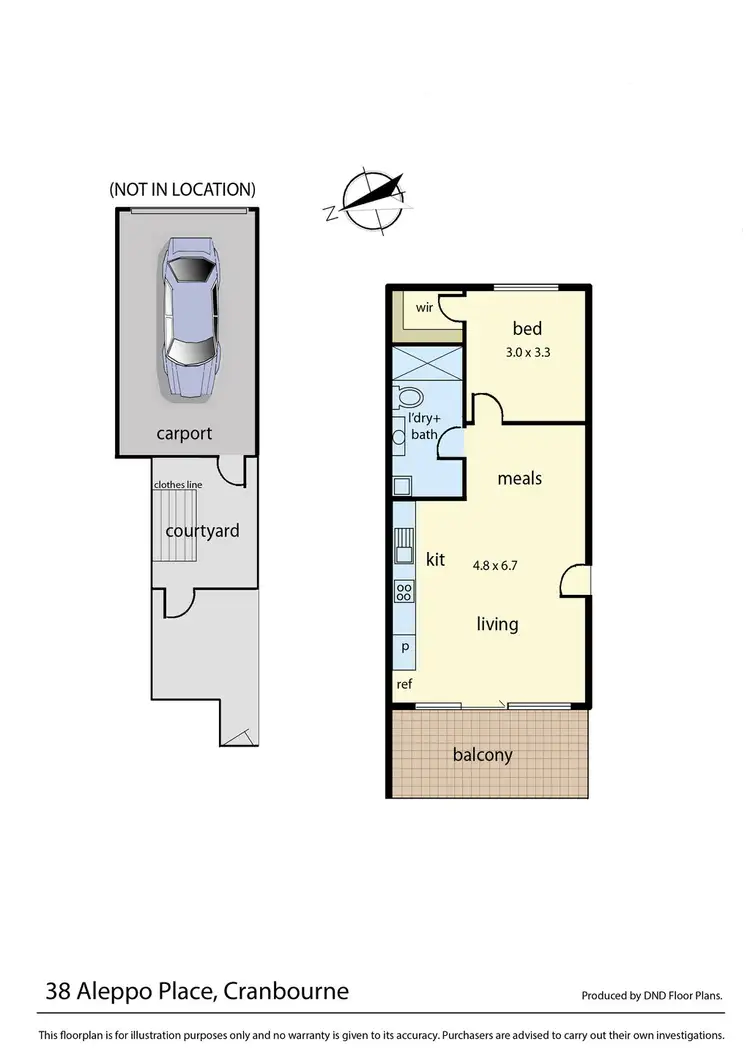 Floorplan of Homely house listing, 38 Aleppo Place, Cranbourne VIC 3977