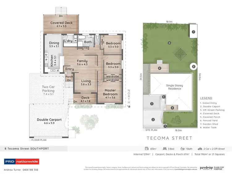 Floorplan of Homely house listing, 8 Tecoma Street, Southport QLD 4215