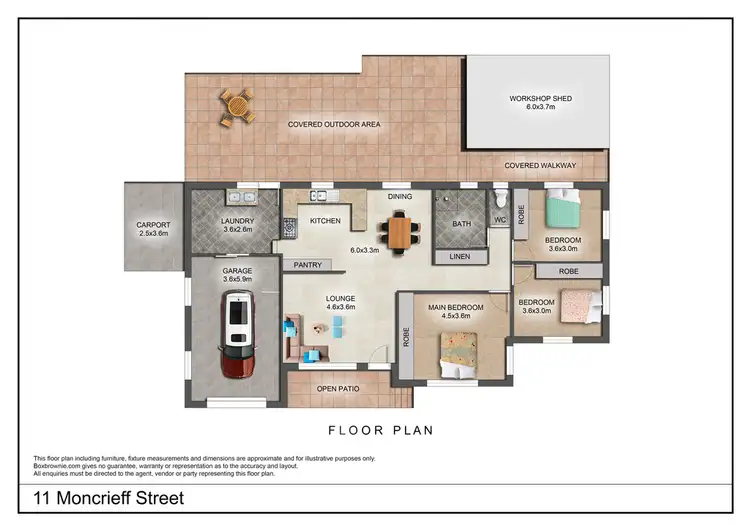 Floorplan of Homely house listing, 11 Moncrieff Street, Kepnock QLD 4670