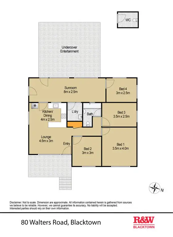 Floorplan of Homely house listing, 80 Walters Road, Blacktown NSW 2148