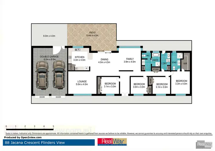Floorplan of Homely house listing, 88 Jacana Crescent, Flinders View QLD 4305