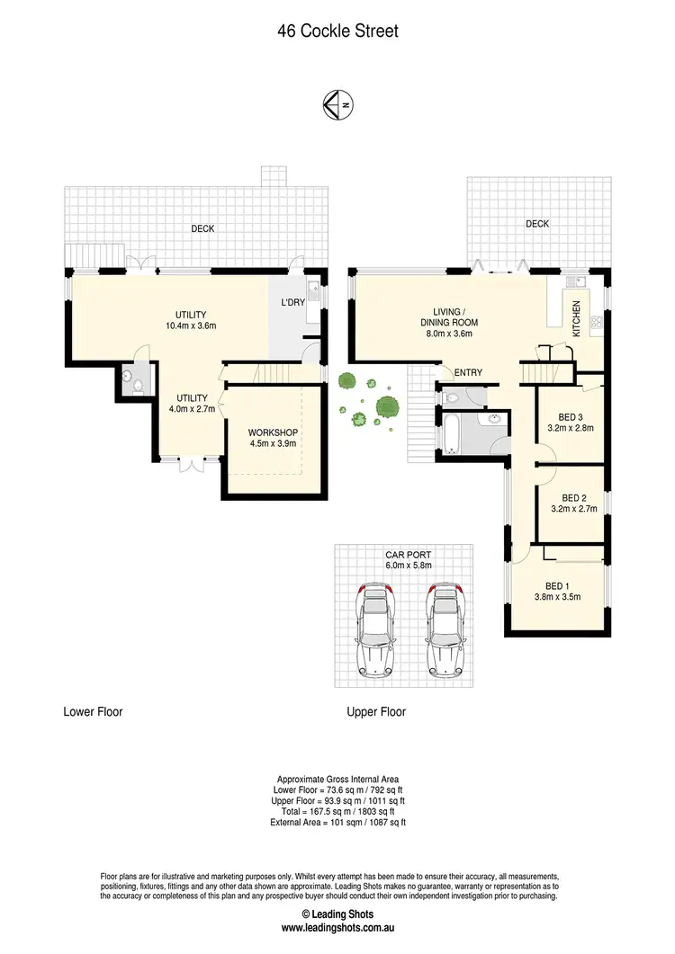 Floorplan of Homely house listing, 46 Cockle Street, Stafford QLD 4053