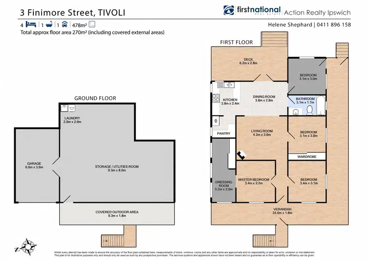 Floorplan of Homely house listing, 3 Finimore Street, Tivoli QLD 4305