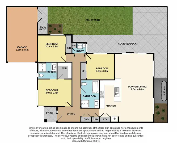 Floorplan of Homely unit listing, 3/135 Dorset Road, Boronia VIC 3155
