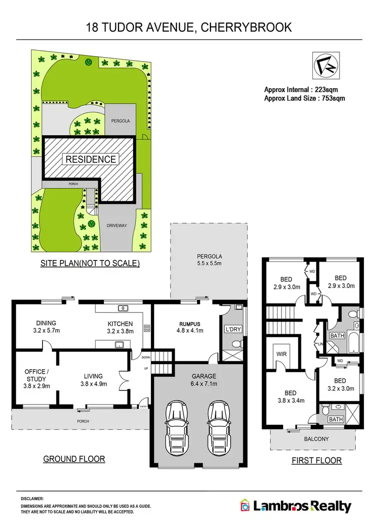 Floorplan of Homely house listing, 18 Tudor Avenue, Cherrybrook NSW 2126