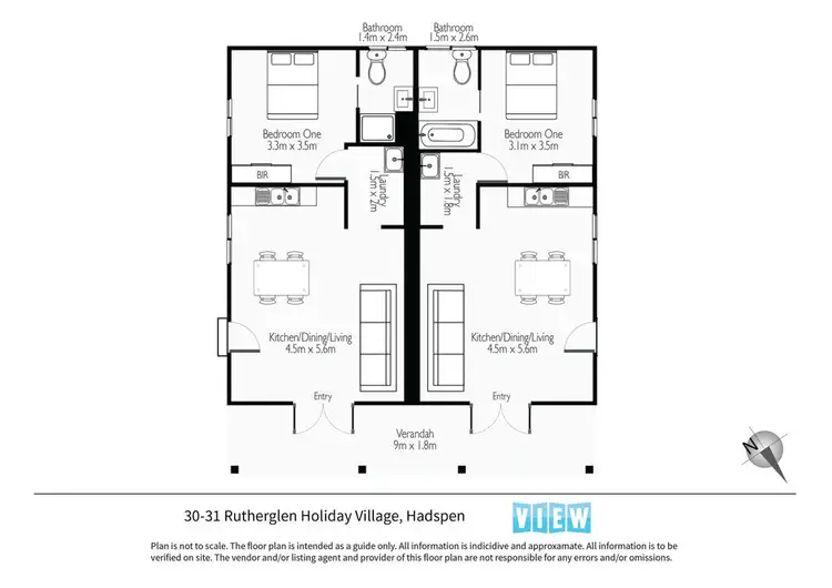 Floorplan of Homely unit listing, Unit 30 - 30 Rutherglen Road, Hadspen TAS 7290