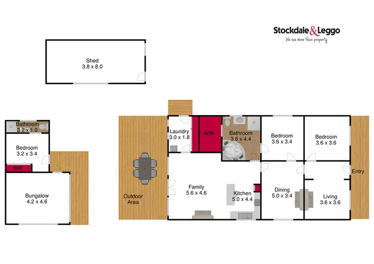 Floorplan of Homely house listing, 7 Breed Street, Traralgon VIC 3844