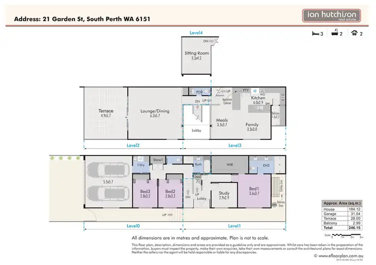 Floorplan of Homely house listing, 21 Garden St, South Perth WA 6151