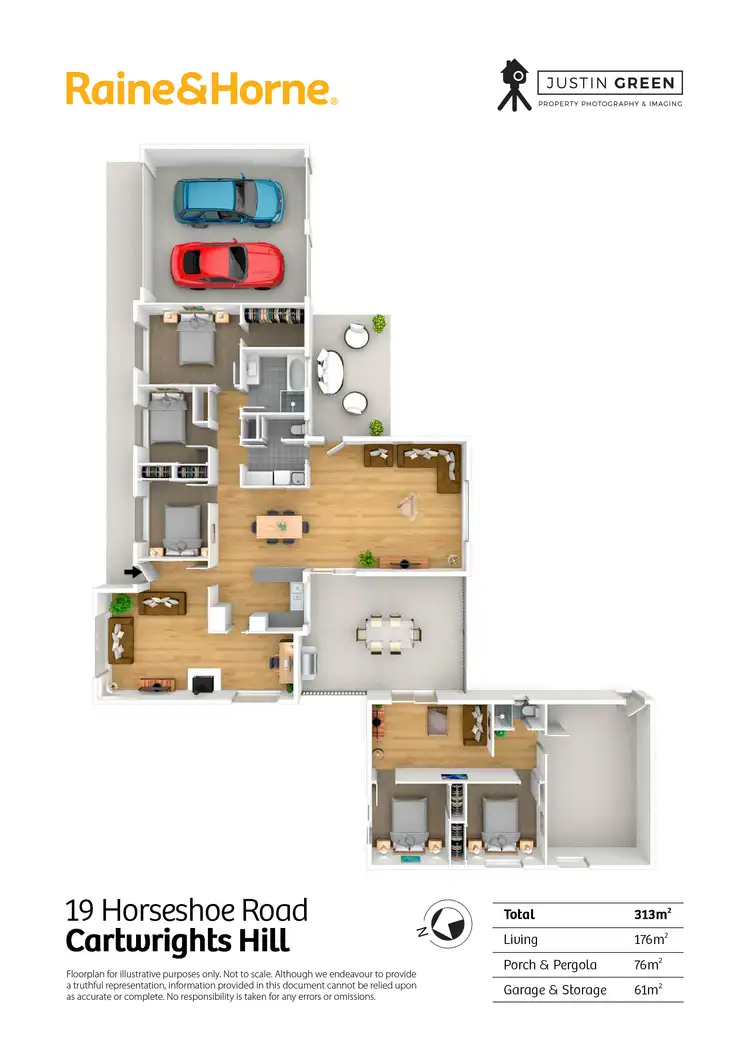 Floorplan of Homely house listing, 19 Horseshoe Road, Cartwrights Hill NSW 2650