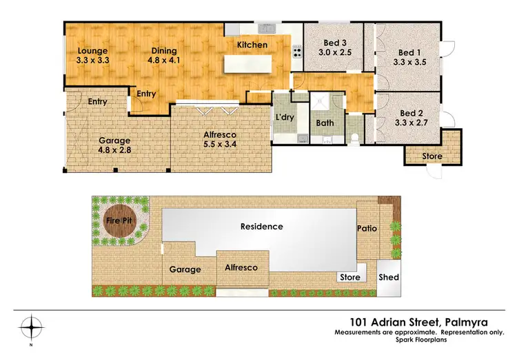 Floorplan of Homely house listing, 101 Adrian Street, Palmyra WA 6157