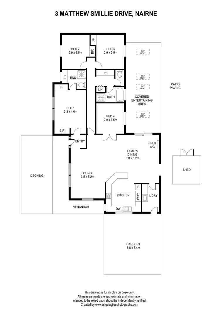 Floorplan of Homely house listing, 3 MATTHEW SMILLIE DRIVE, Nairne SA 5252