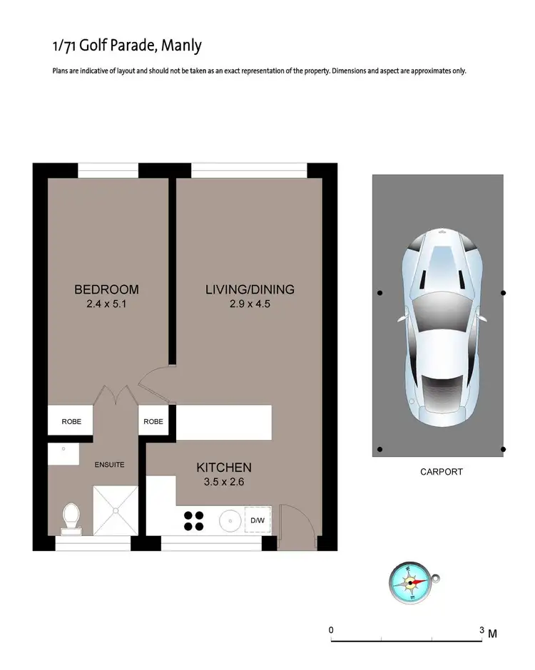 Floorplan of Homely apartment listing, 1/71 Golf Parade, Manly NSW 2095