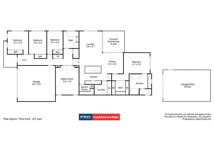 Floorplan of Homely house listing, 921 Cambridge Road, Cambridge TAS 7170