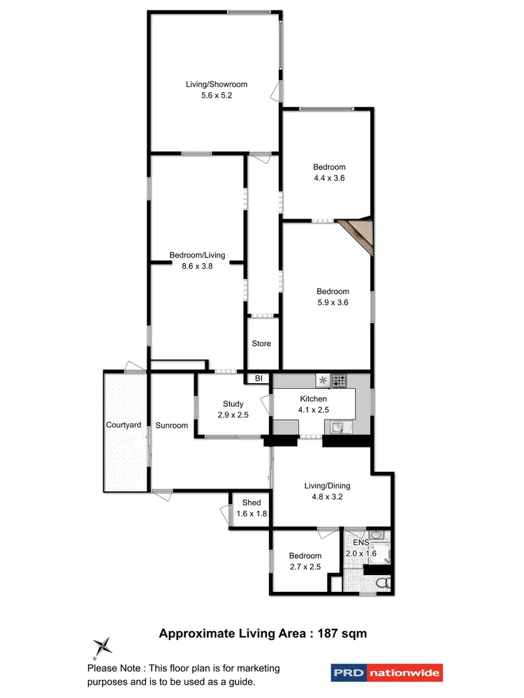 Floorplan of Homely house listing, 40 Hopkins Street, Moonah TAS 7009