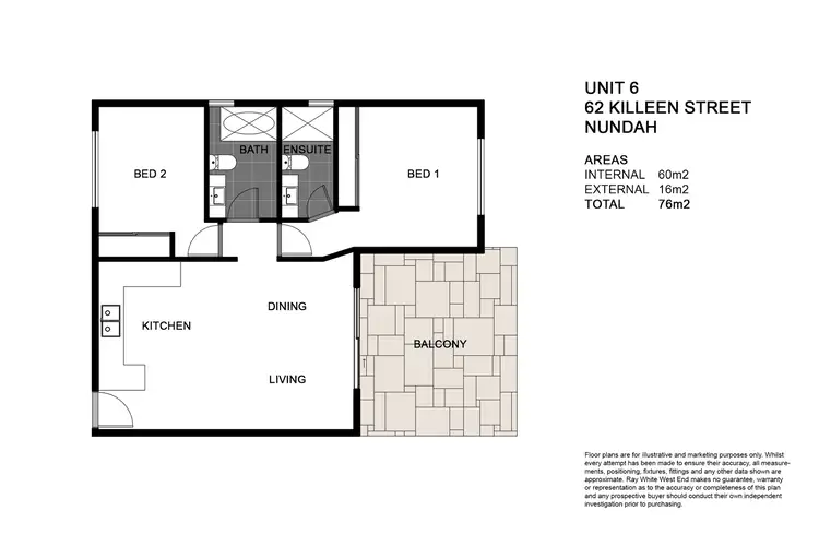 Floorplan of Homely unit listing, 6/62 Killeen Street, Nundah QLD 4012