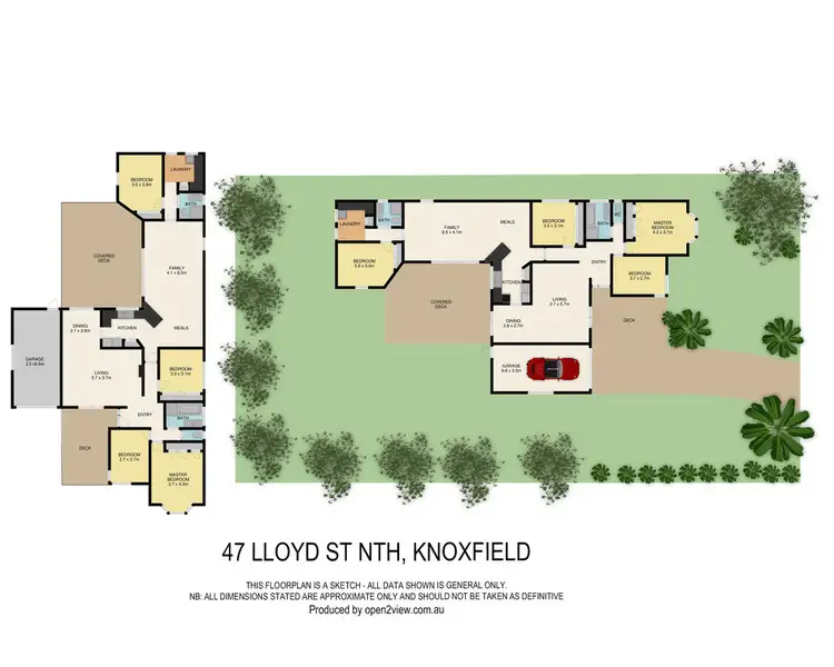 Floorplan of Homely house listing, 47 Lloyd Street North, Knoxfield VIC 3180