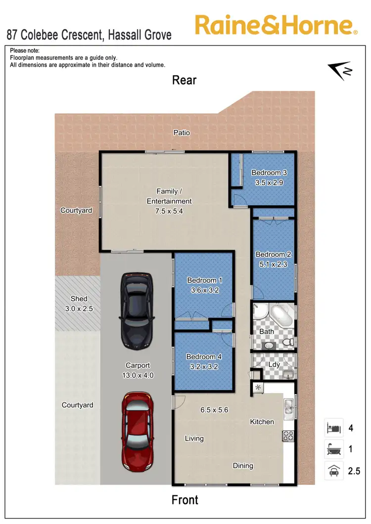 Floorplan of Homely house listing, 87 Colebee Crescent, Hassall Grove NSW 2761