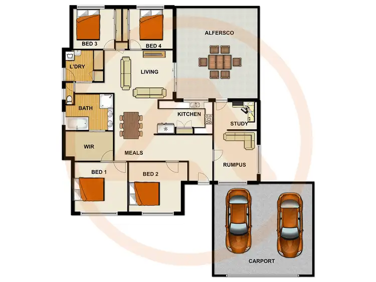 Floorplan of Homely house listing, 20 GREYGUM CT, Regents Park QLD 4118