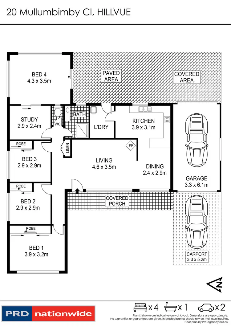 Floorplan of Homely house listing, 20 Mullumbimby Close, Tamworth NSW 2340