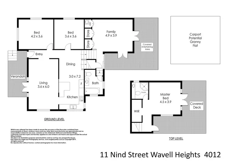 Floorplan of Homely house listing, 11 Nind Street, Wavell Heights QLD 4012