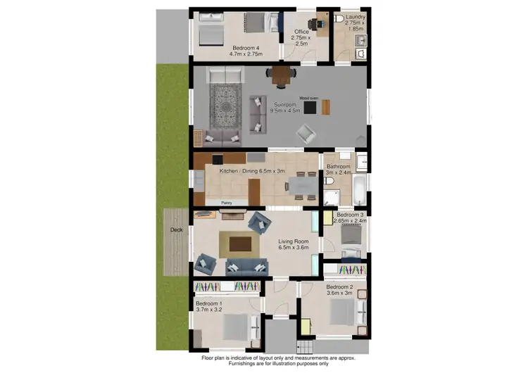 Floorplan of Homely house listing, 45 Hungry Flats Road, Tunnack TAS 7120
