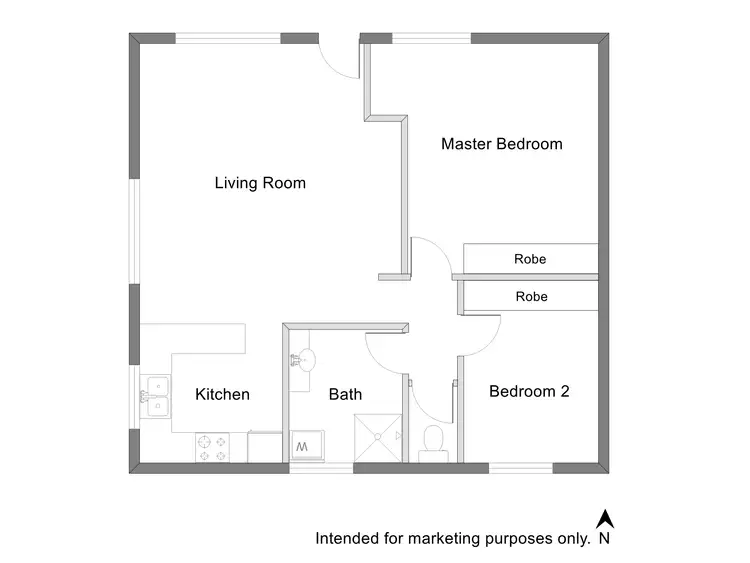 Floorplan of Homely apartment listing, 5/118 Broome Street, Cottesloe WA 6011