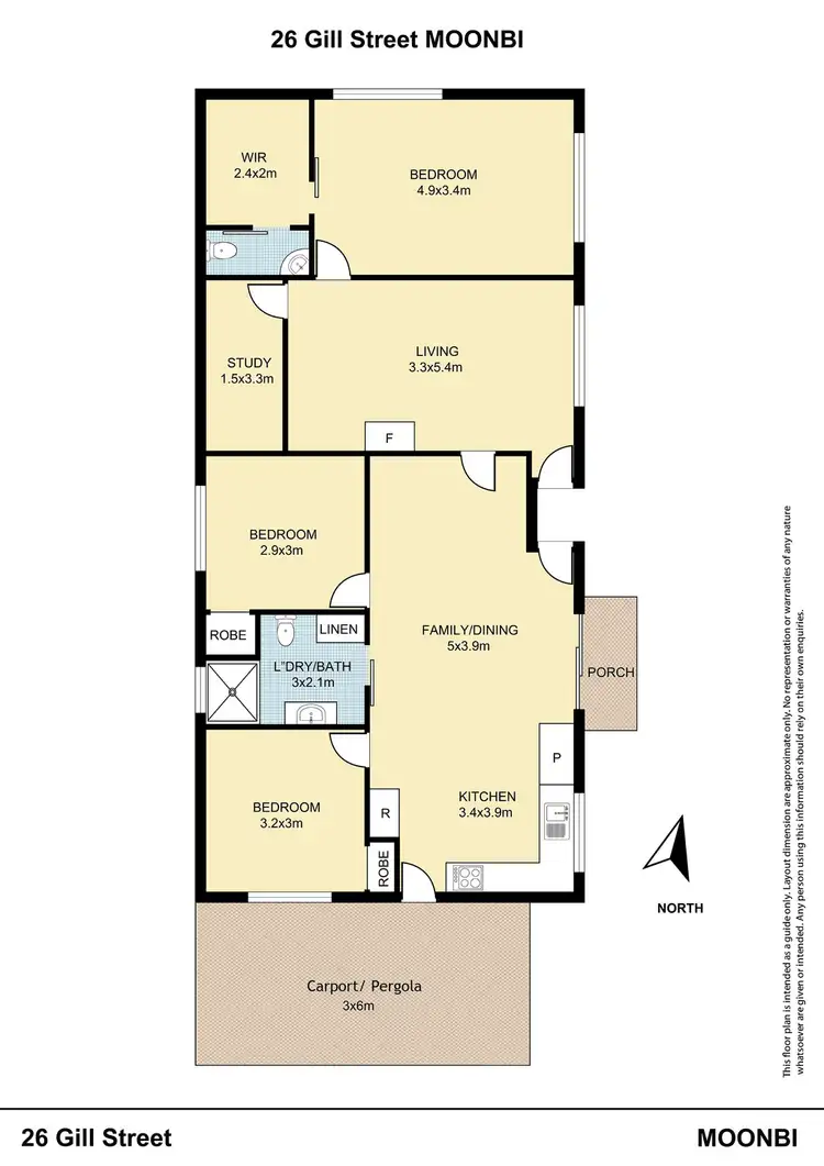 Floorplan of Homely house listing, 26 Gill Street, Moonbi NSW 2353