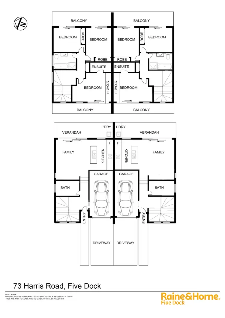 Floorplan of Homely house listing, 73 Harris Road, Five Dock NSW 2046